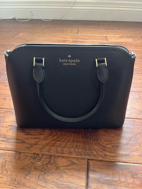 kate spade Handbags - kate spade Black Textured Leather Satchel